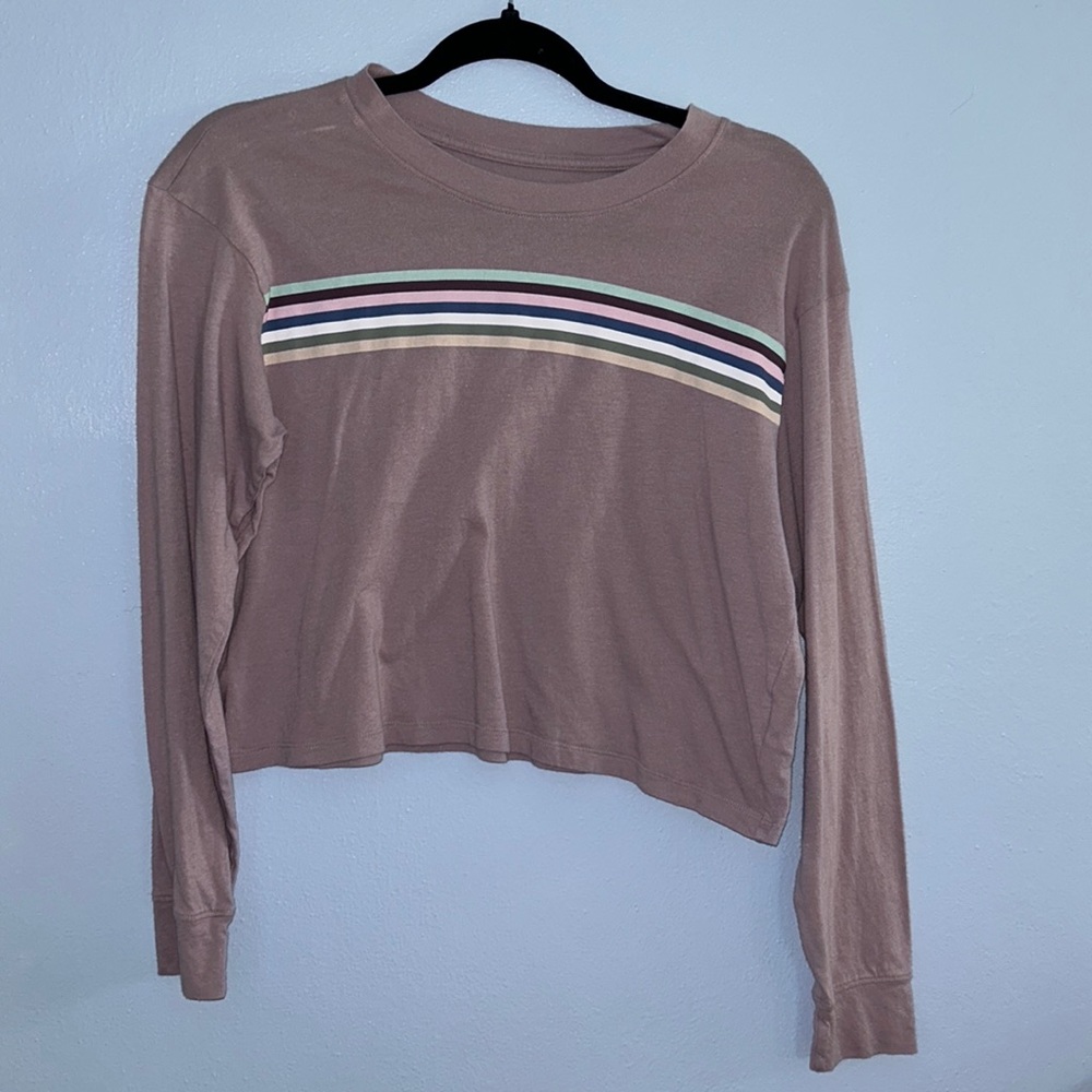 XS American Eagle long sleeve oversized crop top